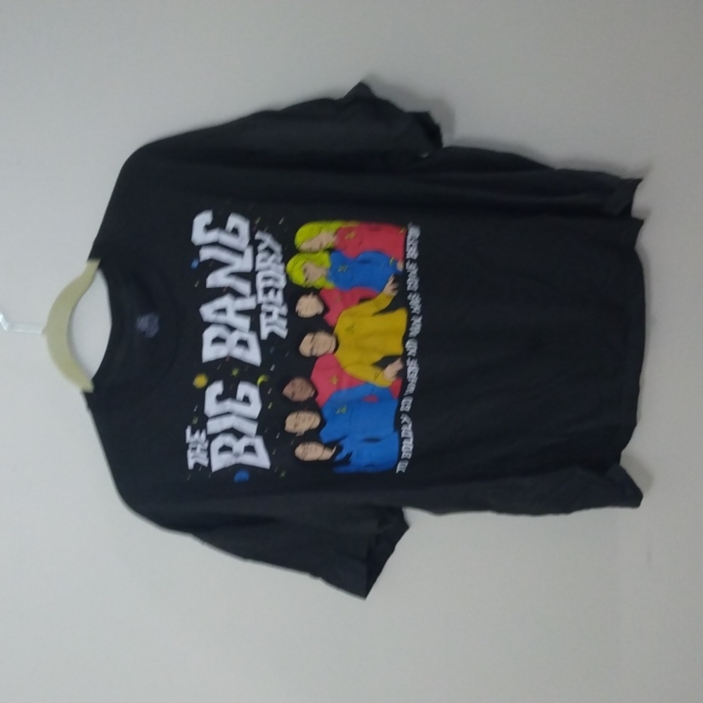 THE BIG BANG THEORY T SHIRT GRAY SIZE 2X